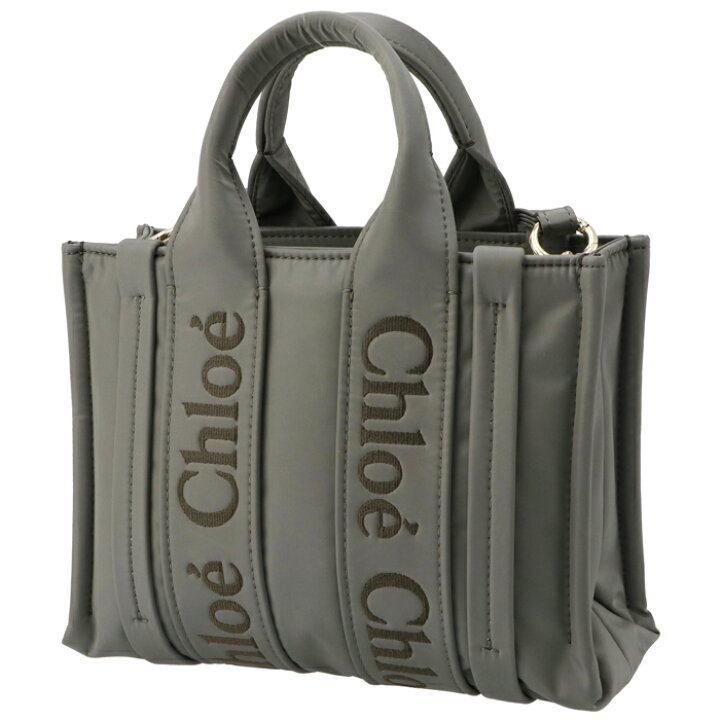 楽天市場】クロエ CHLOE スモール トートバッグ WOODY LOGO ナイロン 