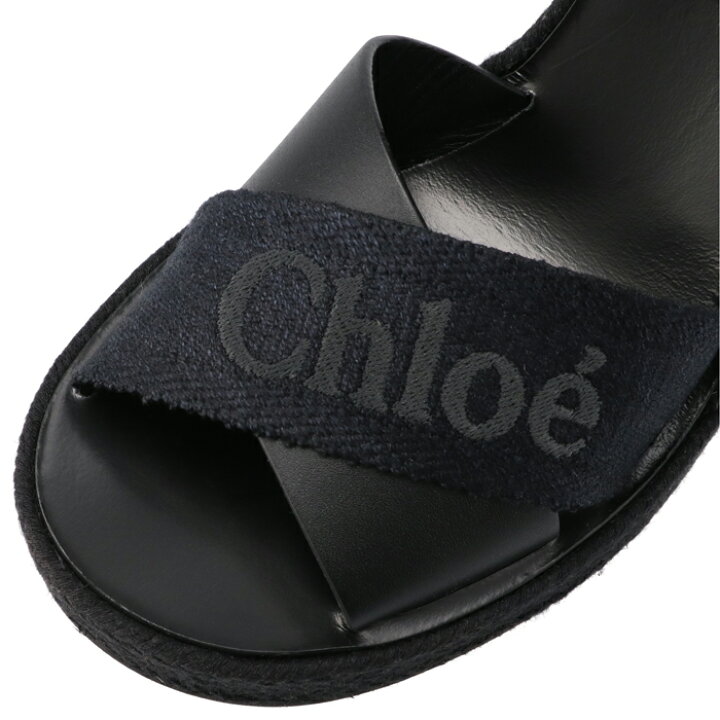 楽天市場】クロエ CHLOE ウェッジサンダル 厚底 10cmヒール ロゴ  