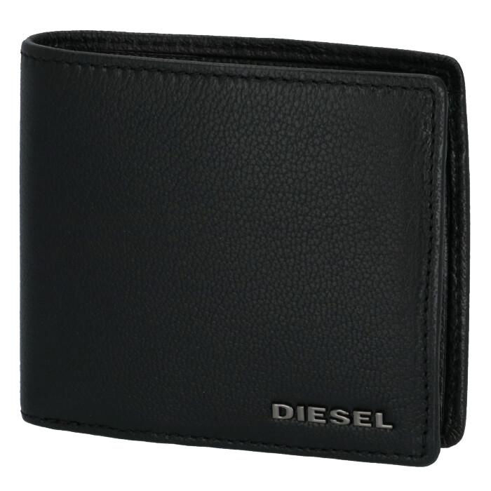 ディーゼル 財布 メンズ 二つ折り HIRESH S ブラック BLACK T8013 大人気 最新デザインの プレゼント カタログギフトも！ X06627 ギフト DIESEL P0396