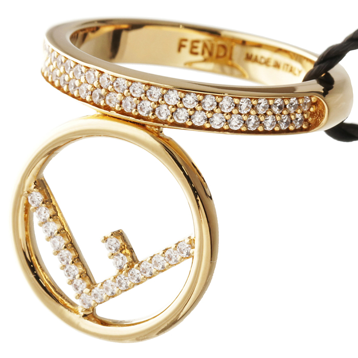 フェンディ FENDI メタルリング F is Fendi クリスタル メタル 指輪 ゴールド 8AH170 A44G F089U |  アメイジングサーカス