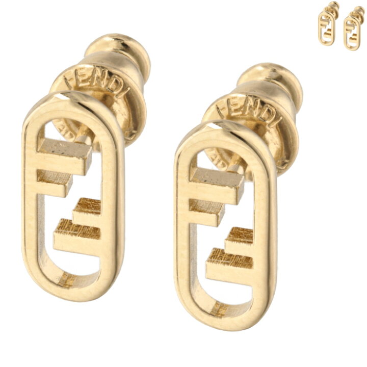 楽天市場】フェンディ FENDI ピアス FENDI O 