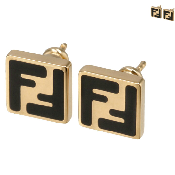 楽天市場】フェンディ FENDI ピアス FFロゴ フォーエバー エナメル  
