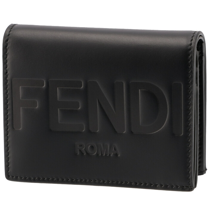 フェンディ FENDI 財布 二つ折り ミニ財布 FENDI ROMA ブラック 8M0420 AAYZ F0KUR【2021AW SALE】 |  アメイジングサーカス