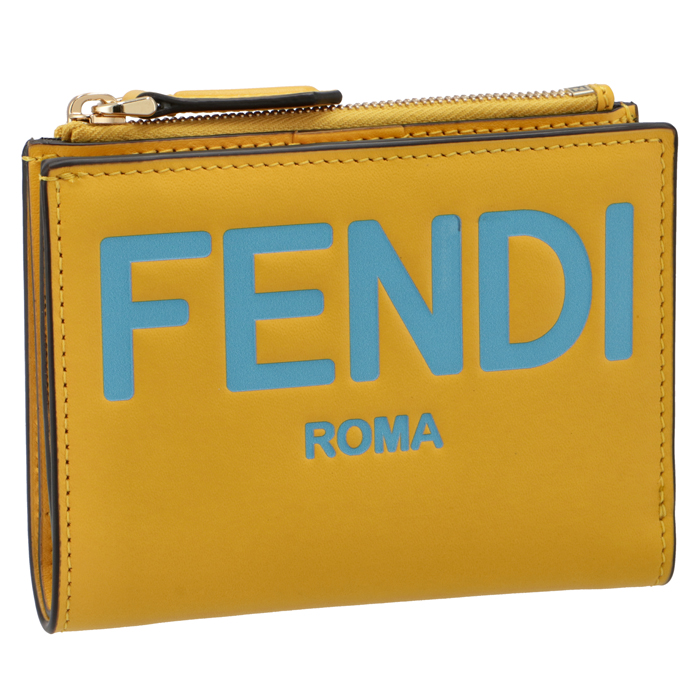 楽天市場】フェンディ FENDI 財布 二つ折り ミニ財布 FENDI ROMA