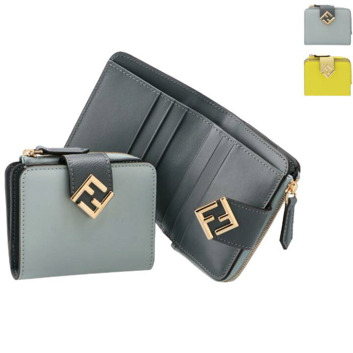 楽天市場】フェンディ FENDI 財布 二つ折り FFダイヤモンド コンパクト 