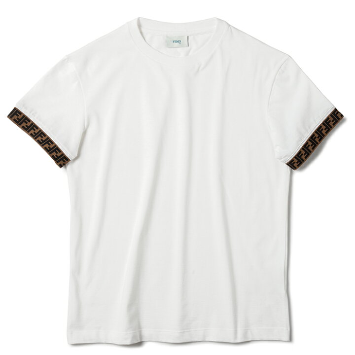 Fendi white logo t shirt Clearance