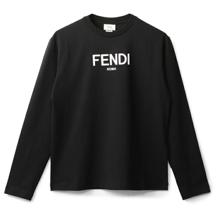 Fendi Black Jokarl Print ロンT