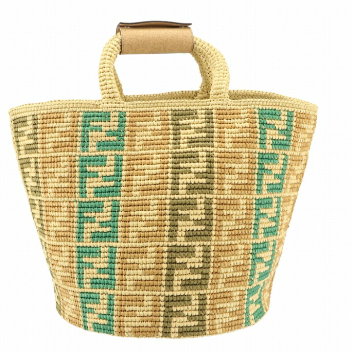 楽天市場】フェンディ FENDI メンズ トートバッグ ラフィア ズッカ柄 