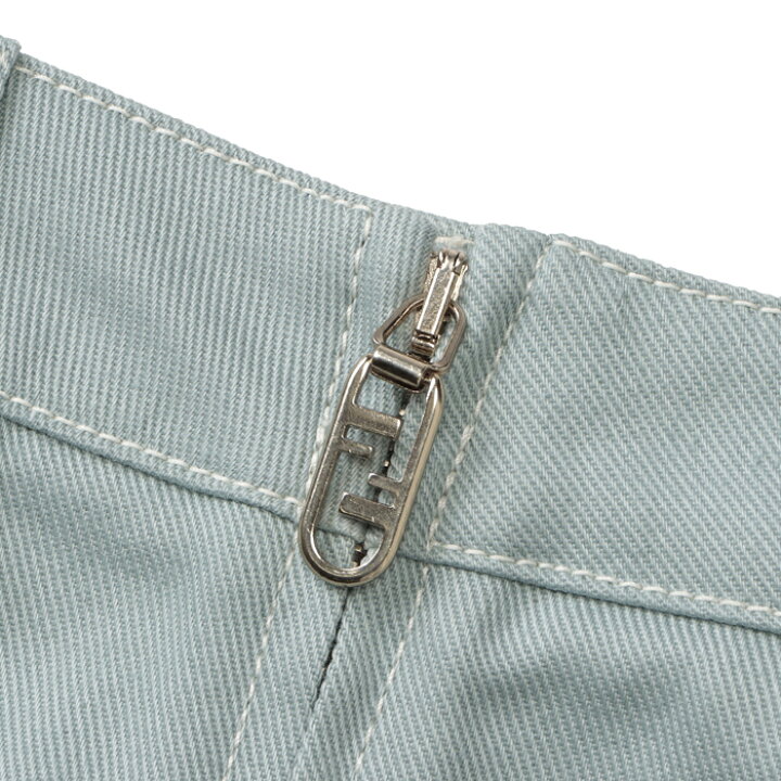 楽天市場】フェンディ FENDI デニムスカート フルジップ 5ポケット  