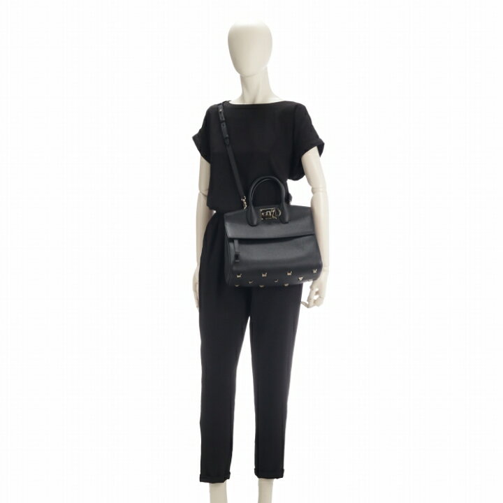 楽天市場】フェラガモ FERRAGAMO ハンドバッグ スモール STUDIO BAG 