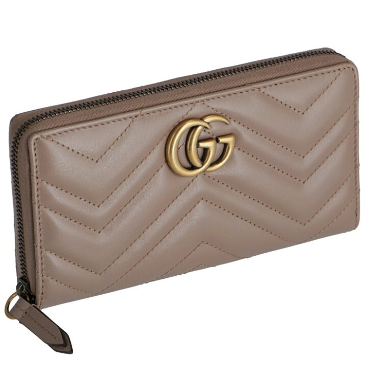 楽天市場】グッチ GUCCI 財布 GGマーモント 長財布 ジップラウンド  
