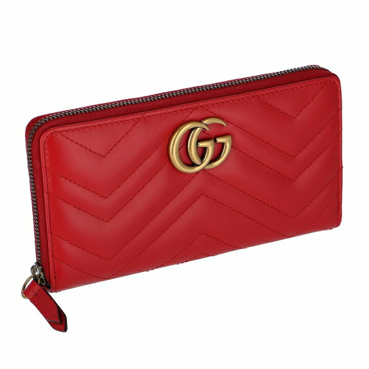 楽天市場】グッチ GUCCI 財布 GGマーモント 長財布 ジップラウンド  