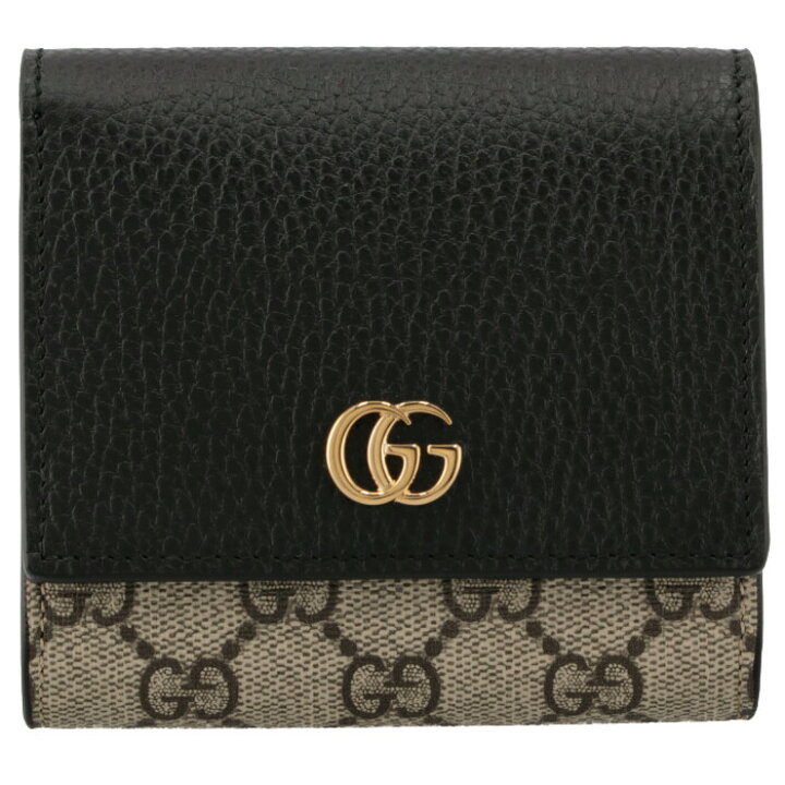 楽天市場】グッチ GUCCI 財布 二つ折り GGマーモント ミディアム 