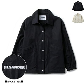 ジル サンダー JIL SANDER コート ジャケット オーバーフィット ロゴ ブルゾン J04AM0001 J45063【2023AW SALE】