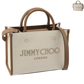 ジミーチュウ JIMMY CHOO トートバッグ スモール VARENNE TOTE S キャンバス ロゴ VARENNETOTES LJJ【2023AW SALE】