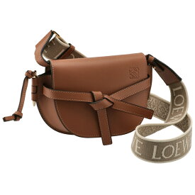 ロエベ LOEWE ショルダーバッグ ゲート デュアルバッグ ミニ ロゴベルト GATE タン ブラウン系 A650N46X13 0068 2530