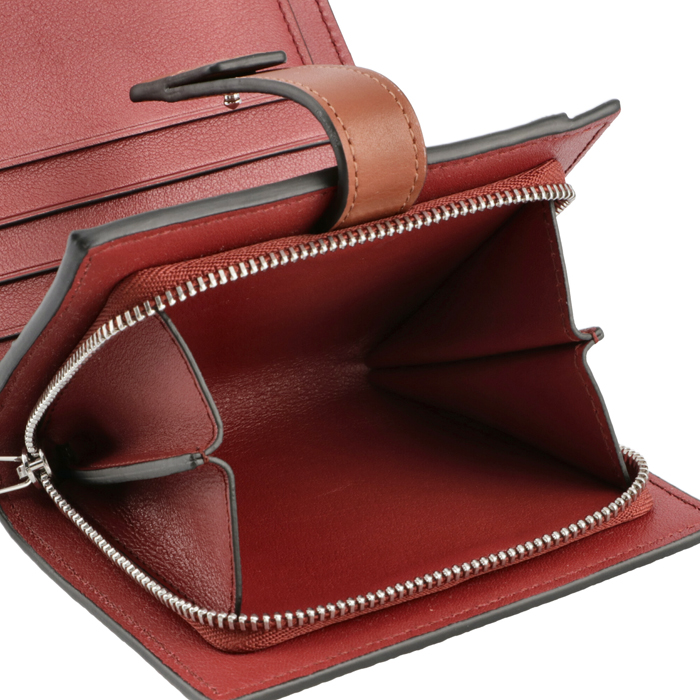 レディースファッション 財布、帽子、ファッション小物 ロエベ LOEWE 財布 二つ折り コンパクト ジップ ウォレット ブラウン系 C660Z41X01 0051 3639 | アメイジングサーカス