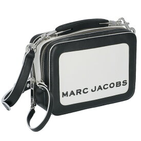 マークジェイコブス MARC JACOBS ショルダーバッグ THE BOX 20 ザ テクスチャード ボックス 20 ブラック×ホワイト バイカラー M0014506 0004 164