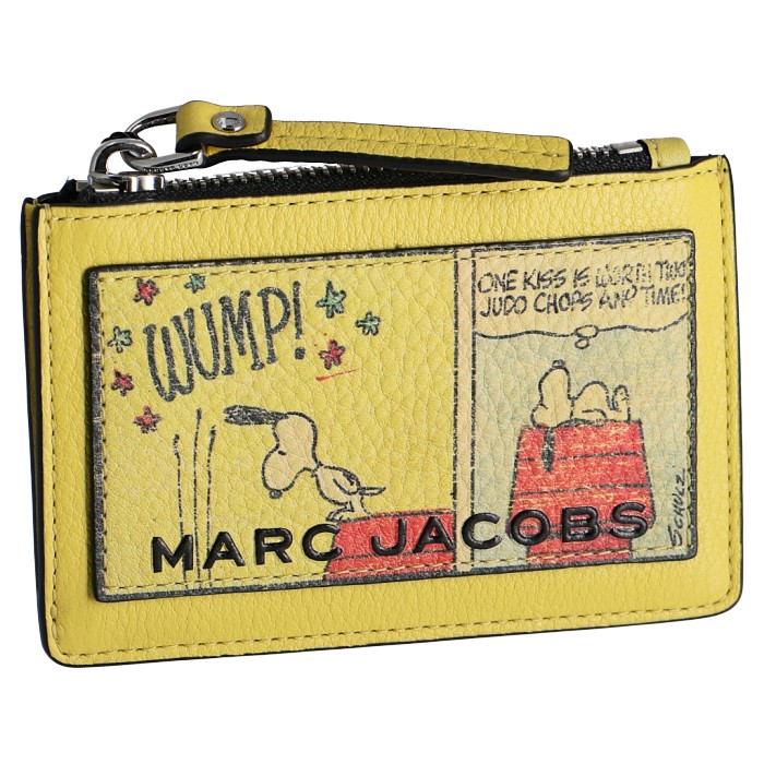 マークジェイコブス MARC JACOBS MARC JACOBS ×ピーナッツスヌーピーコラボ 小銭入れ コインケース カードケース  パスケース イエロー系 マルチカラー M0015141 0004 270 : アメイジングサーカス
