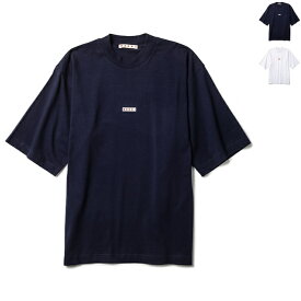 マルニ MARNI Tシャツ ロゴパッチ コットンジャージー THJE0263X0 UTCZ57【PU_CA】