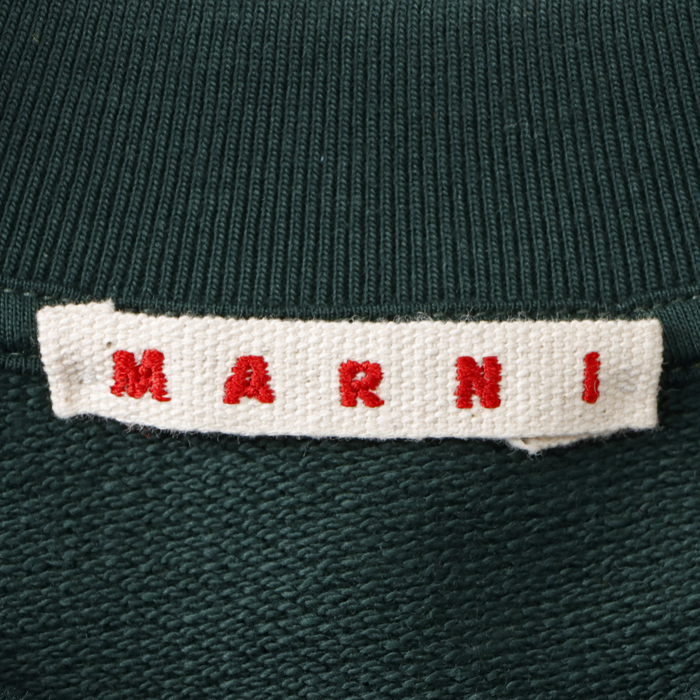 楽天市場】マルニ MARNI スウェットシャツ レギュラーフィット ロゴ