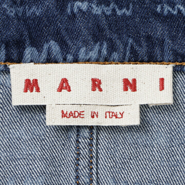楽天市場】マルニ MARNI ミニスカート ロゴ MEGA MARNI デニムスカート  