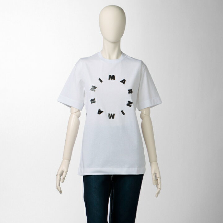 楽天市場】マルニ MARNI 【大人もOK】キッズ Tシャツ サークルロゴ  