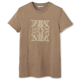 マックスマーラ MAX MARA Tシャツ TAVERNA アップリケ 半袖シャツ クルーネック ショートスリーブ 2024年春夏新作 2411941052 0007【2024SS】