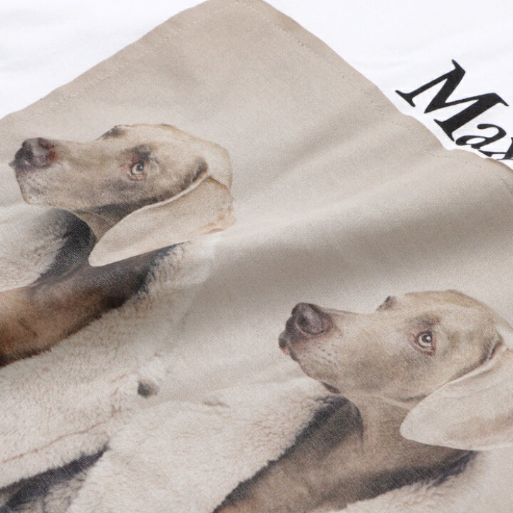 楽天市場】マックスマーラ MAX MARA Tシャツ TACCO ウェグマンプリント  