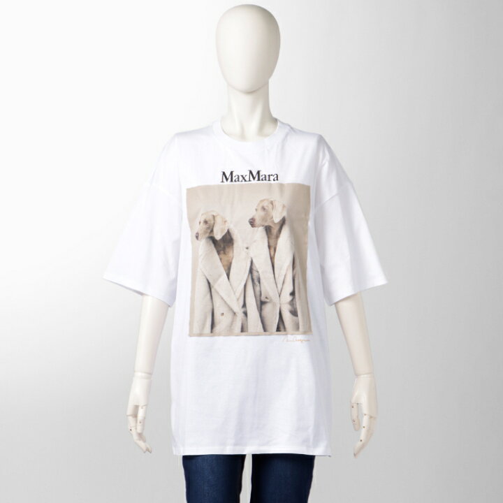 楽天市場】マックスマーラ MAX MARA Tシャツ TACCO ウェグマンプリント  