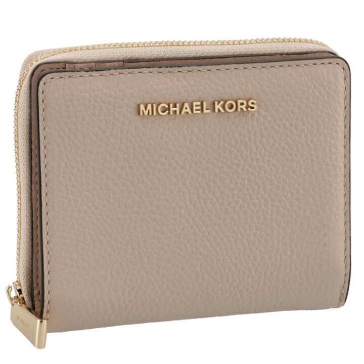 MICHAEL KORS ベージュ 二つ折り財布 