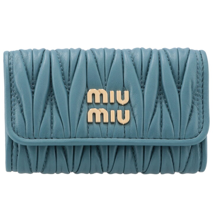 楽天市場】ミュウミュウ MIU MIU キーケース 6連 マテラッセ 三つ折り  