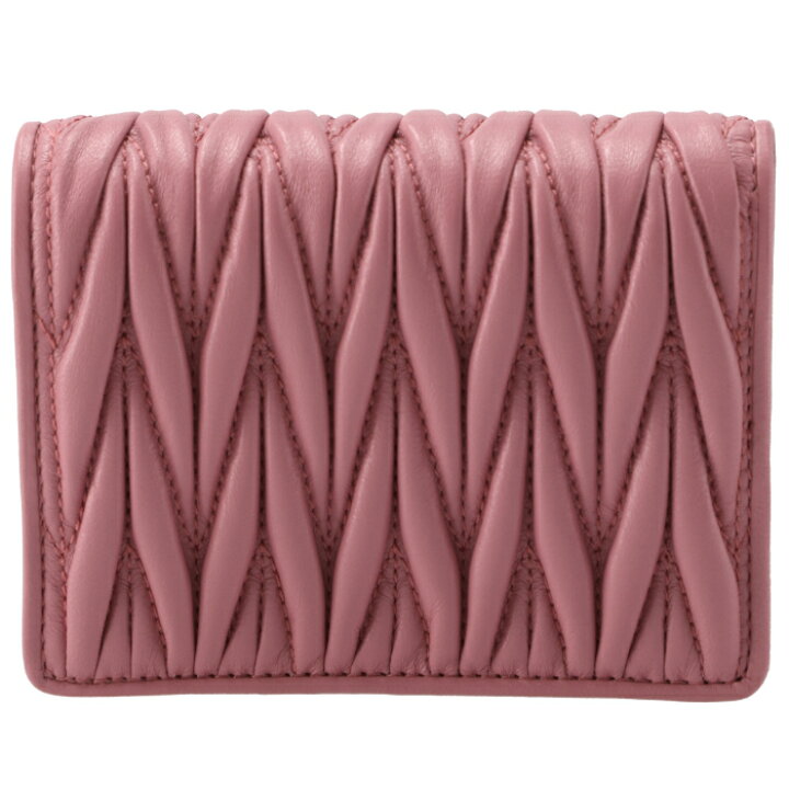 楽天市場】ミュウミュウ MIU MIU 財布 二つ折り マテラッセ ミニ財布  