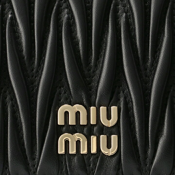 楽天市場】ミュウミュウ MIU MIU 財布 二つ折り マテラッセ ミニ財布 