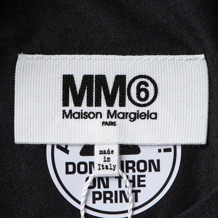 エム エム シックス メゾン マルジェラ MM6 MAISON MARGIELA Tシャツ ノートブックプリント オーバーサイズ フィット スウェット  ブラック S52GC0235 S23955 900 | アメイジングサーカス