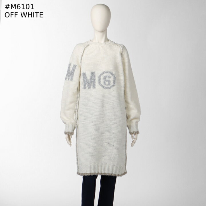 MM6 Maison Margiela ハイネックロゴニットワンピース16