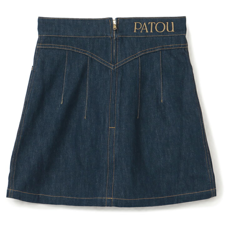 楽天市場】パトゥ PATOU ミニスカート デニム オーガニックコットン A  