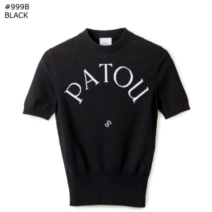 楽天市場】パトゥ PATOU ニット 半袖 エコフレンドリーコットン ジャ 