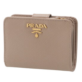 プラダ PRADA 財布 レディース サフィアーノメタル 二つ折り財布 ベージュ系 1ML018 QWA 236