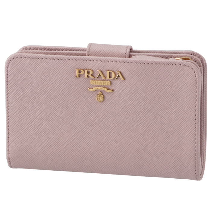 プラダ(PRADA) ピンク 財布 レディース二つ折り財布 | 通販・人気 