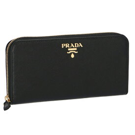 プラダ PRADA 長財布 レディース サフィアーノ ラウンドジップ ウォレット ブラック 1ML506 QWA 002