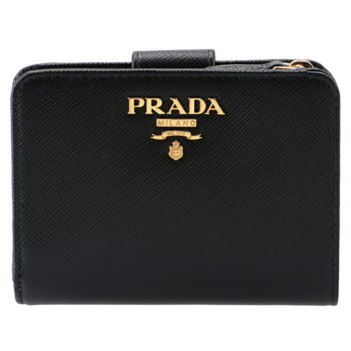 楽天市場】プラダ PRADA 財布 レディース サフィアーノメタル 二つ折り  