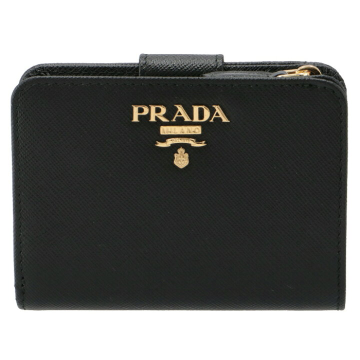 楽天市場】プラダ PRADA 財布 二つ折り レディース サフィアーノ バイ 