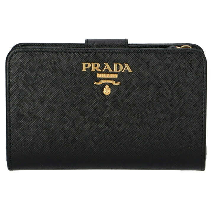 楽天市場】プラダ PRADA 財布 二つ折り サフィアーノ 二つ折り財布  