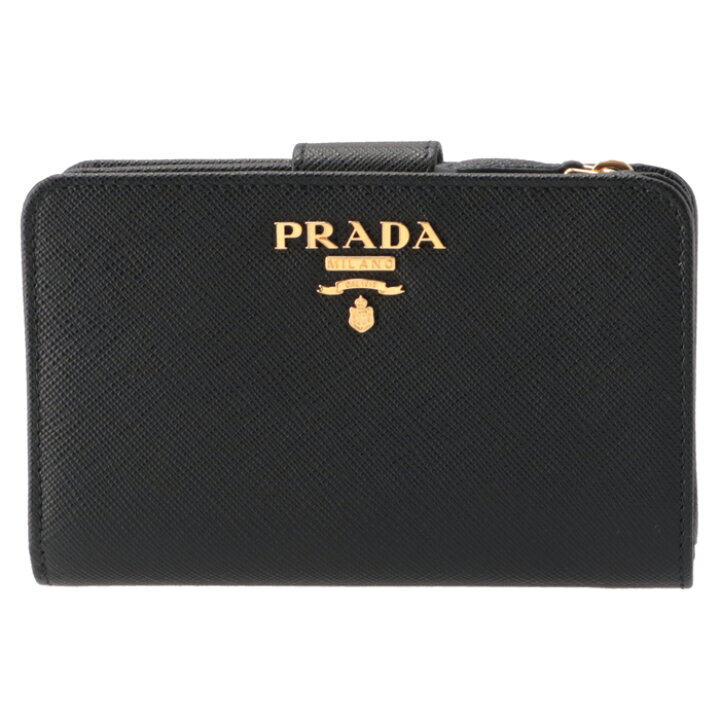 楽天市場】プラダ PRADA 財布 二つ折り サフィアーノ メタル  