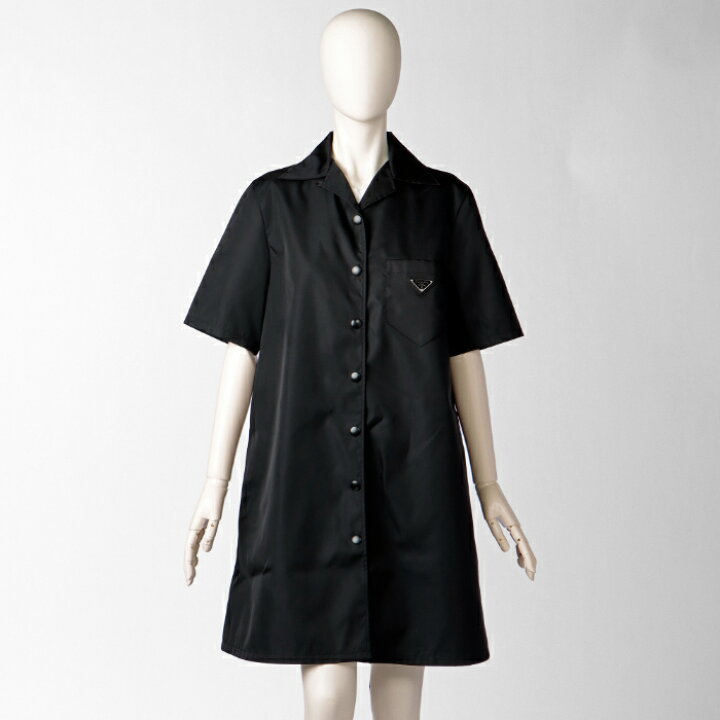 楽天市場】【30％OFF☆11/21-11/27】プラダ PRADA シャツワンピース 