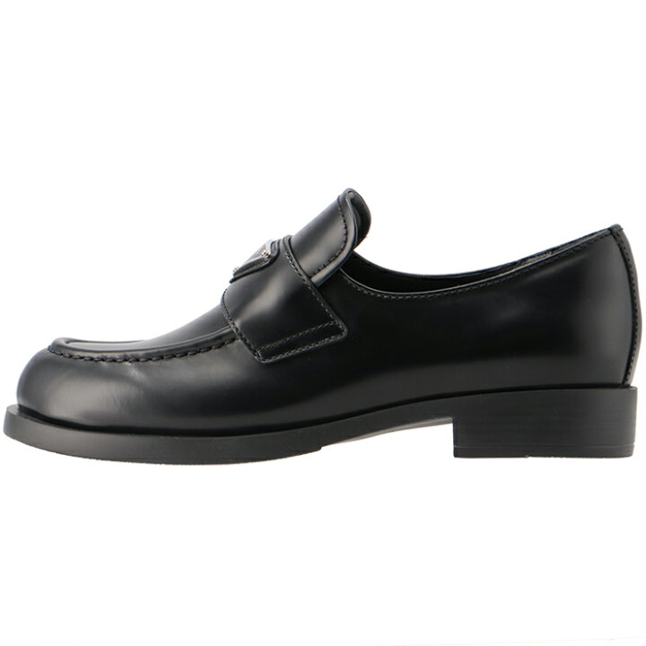 楽天市場】プラダ PRADA ローファー 三角ロゴ ブラッシュドレザー 