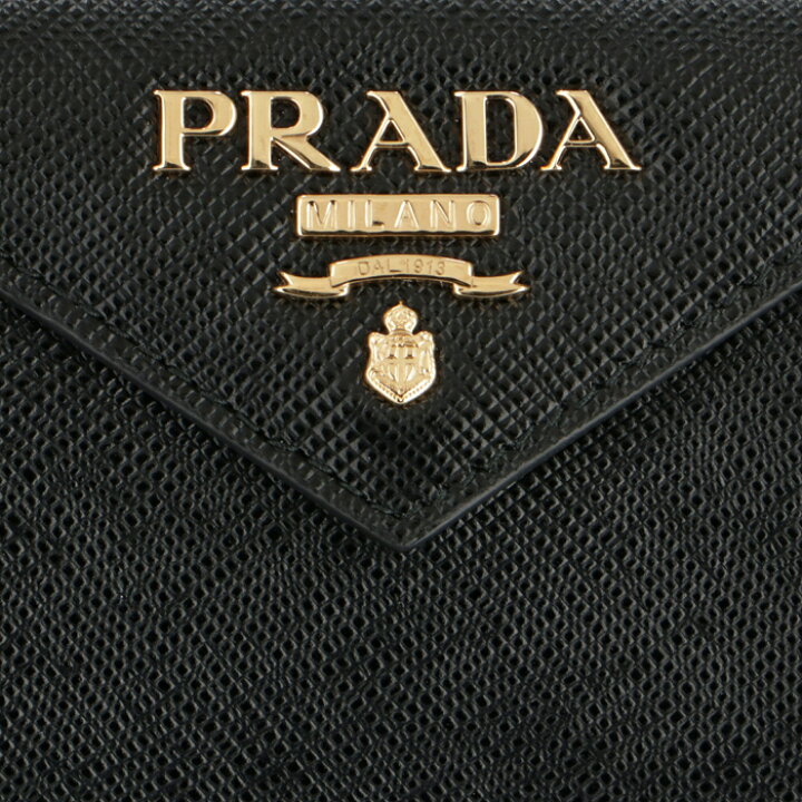 楽天市場】プラダ PRADA 三つ折り財布 ミニ財布 レディース 