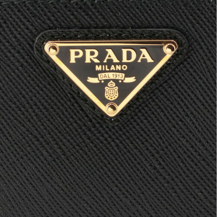楽天市場】プラダ PRADA 財布 二つ折り 三角ロゴ レディース 