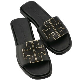 トリーバーチ TORY BURCH スライドサンダル DOUBLE T シューズ 靴 ブラック 79985 0204 013